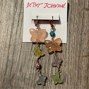 Betsey Johnson Butterfly Earrings